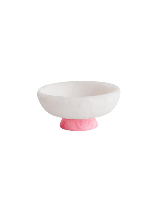 RESIN Sorbet Medium Round Bowl with Base