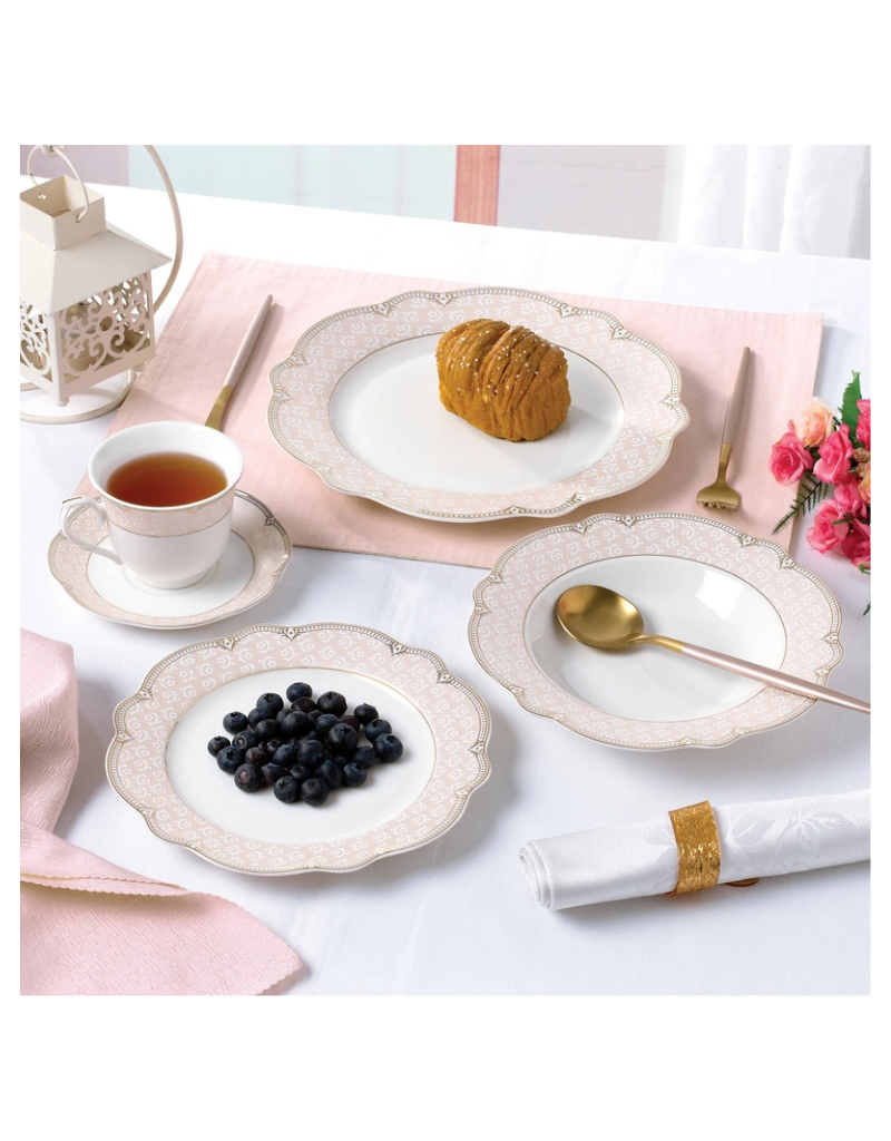 Sandra 20pc Porcelain Dinnerware Set