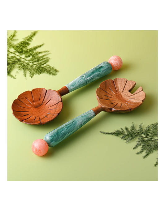 Green Salad Server Set