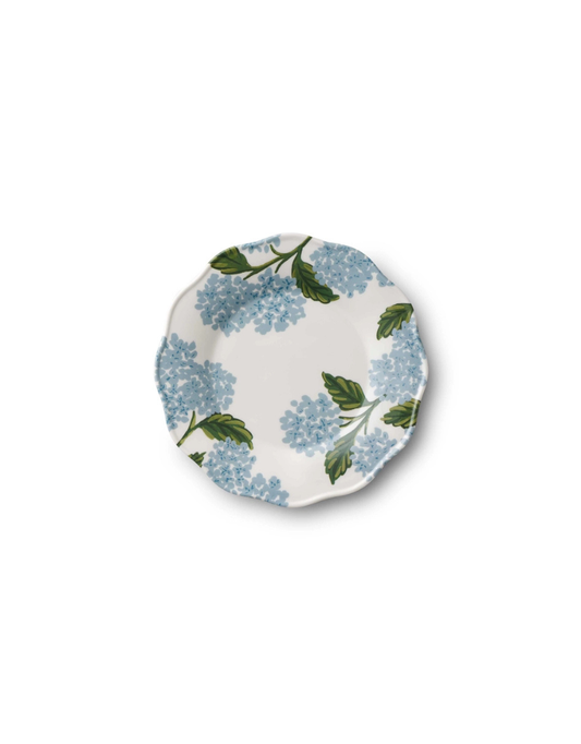 Hydrangea Melamine Dessert Plates (Set of 4)