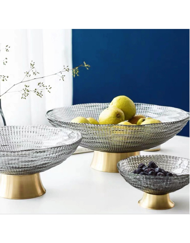 Glass Footed Fruit Bowl (options)