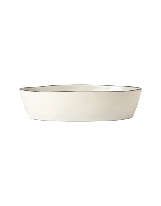 Stacked Organic Salt Oval Baker