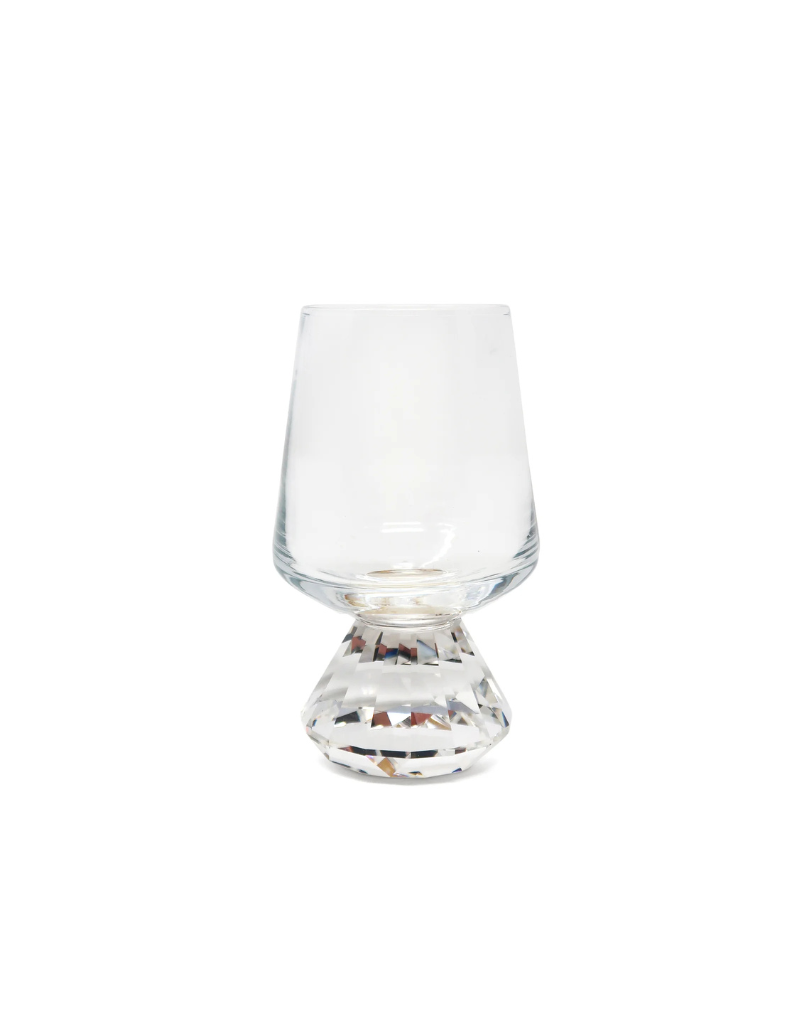 Set of 6 Shot Glasses with Crystal Base