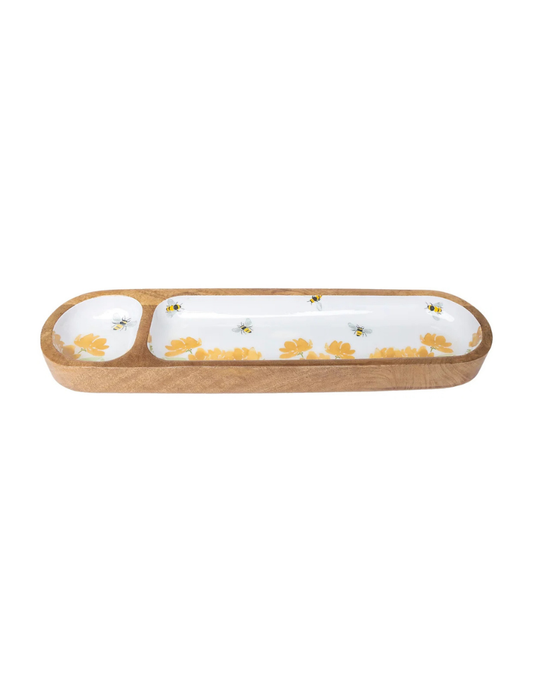 Bee Field 2 Section Tray