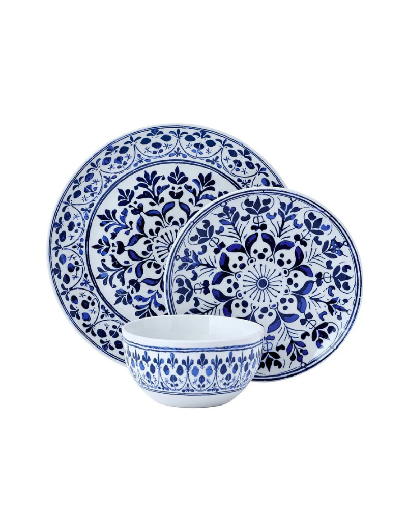 Medallion 12pc Porcelain Dinnerware Set