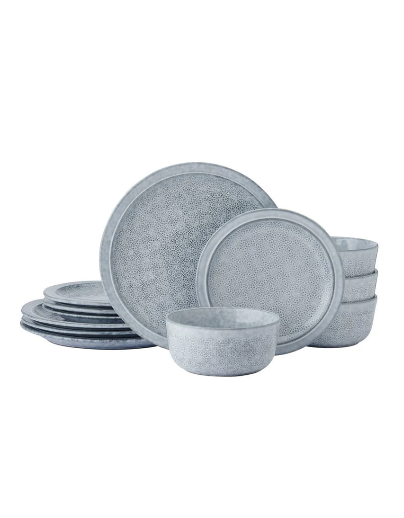 Blooming Meadow 12 pc Stoneware Dinnerware Set