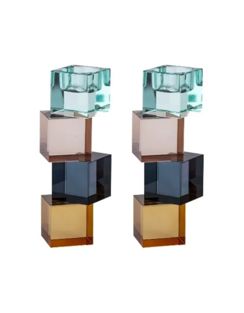 Reversible Colored Crystal Candlesticks (Options)