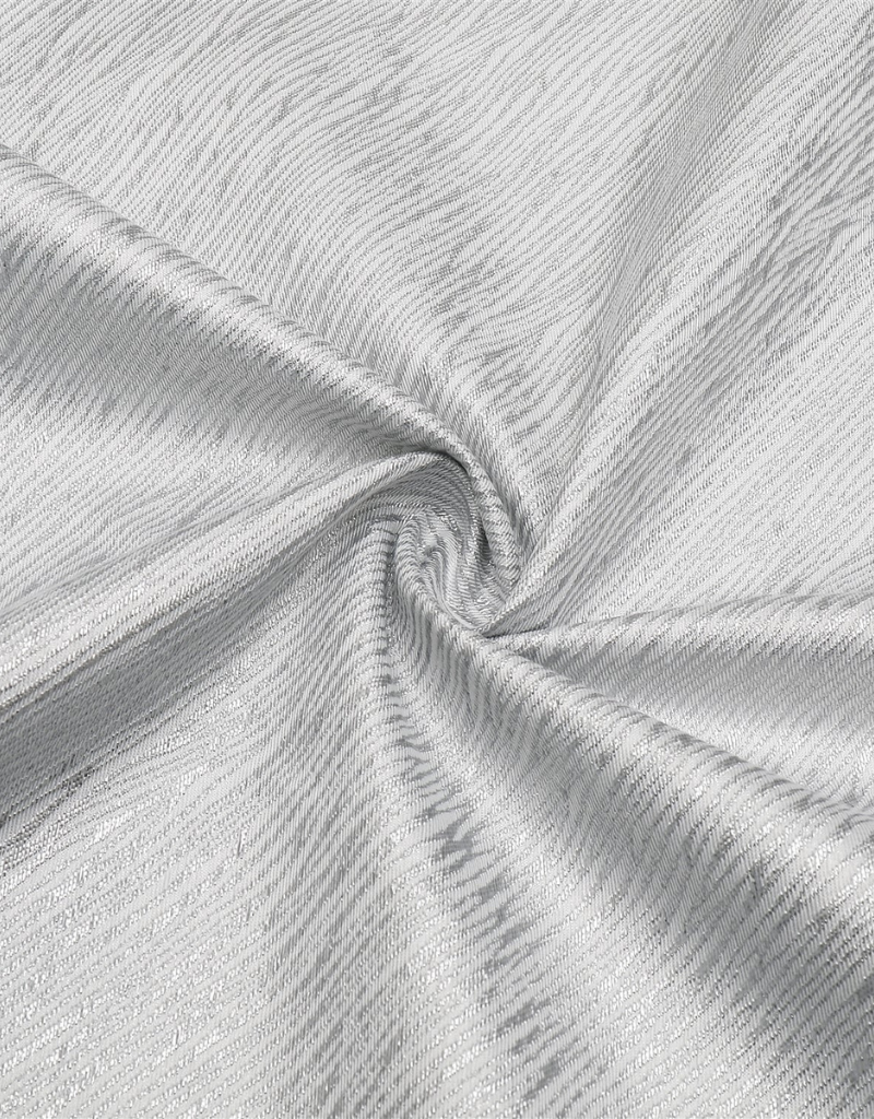 Jacquard Avalon Silver Tablecloth #1337