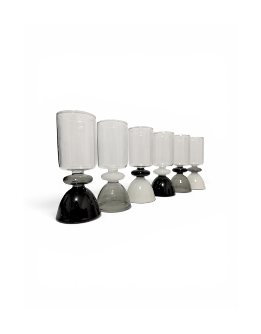Black & White Shot Glasses