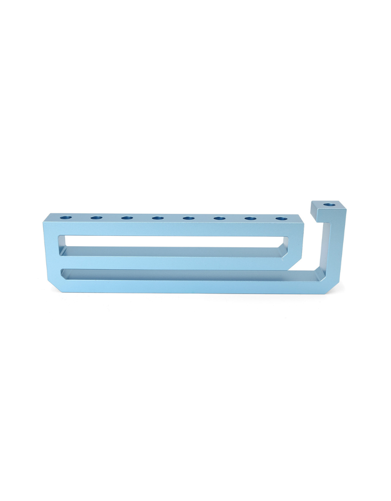 "Ness" Anodized Menorah (options)