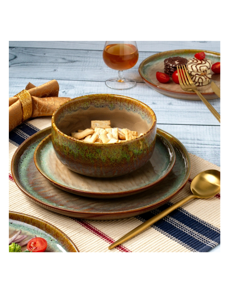 Alyssa 12pc Stoneware Dinnerware Set