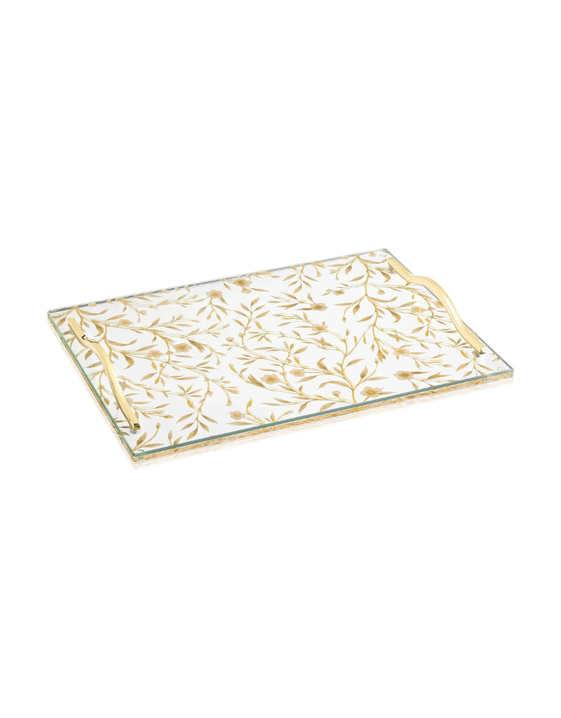 Floral Bird Challah Board