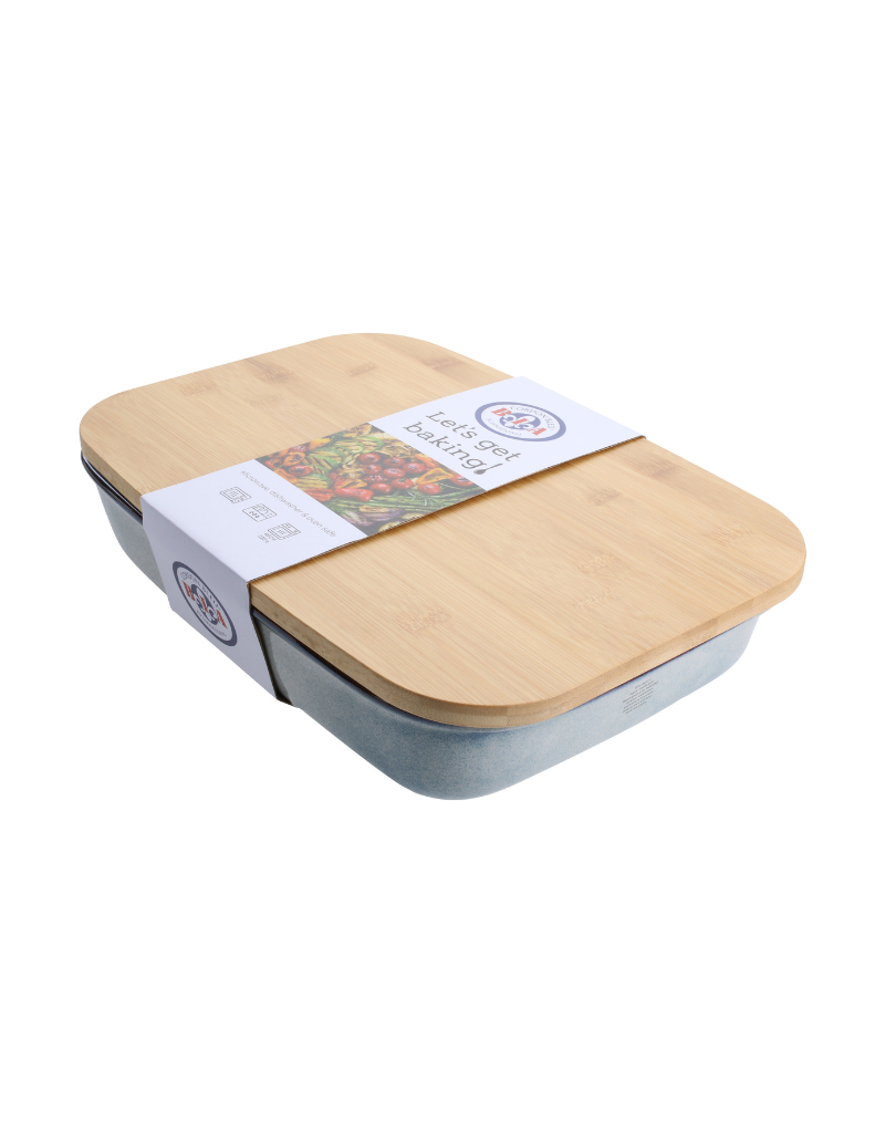Taupe Rectangular Baker with Lid