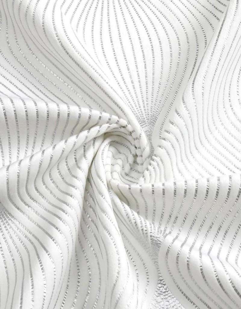 Velvet Silver Infiniti Print Tablecloth #1409