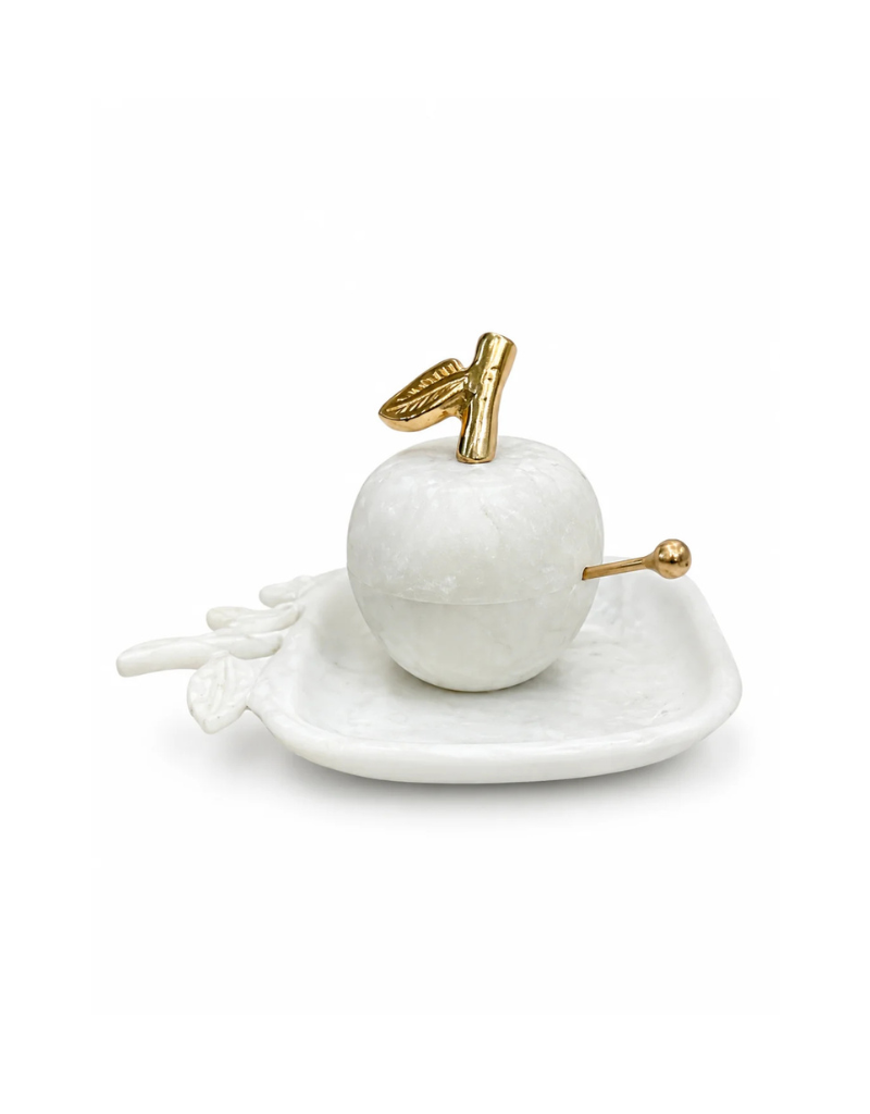 Resin Apple Honey Dish