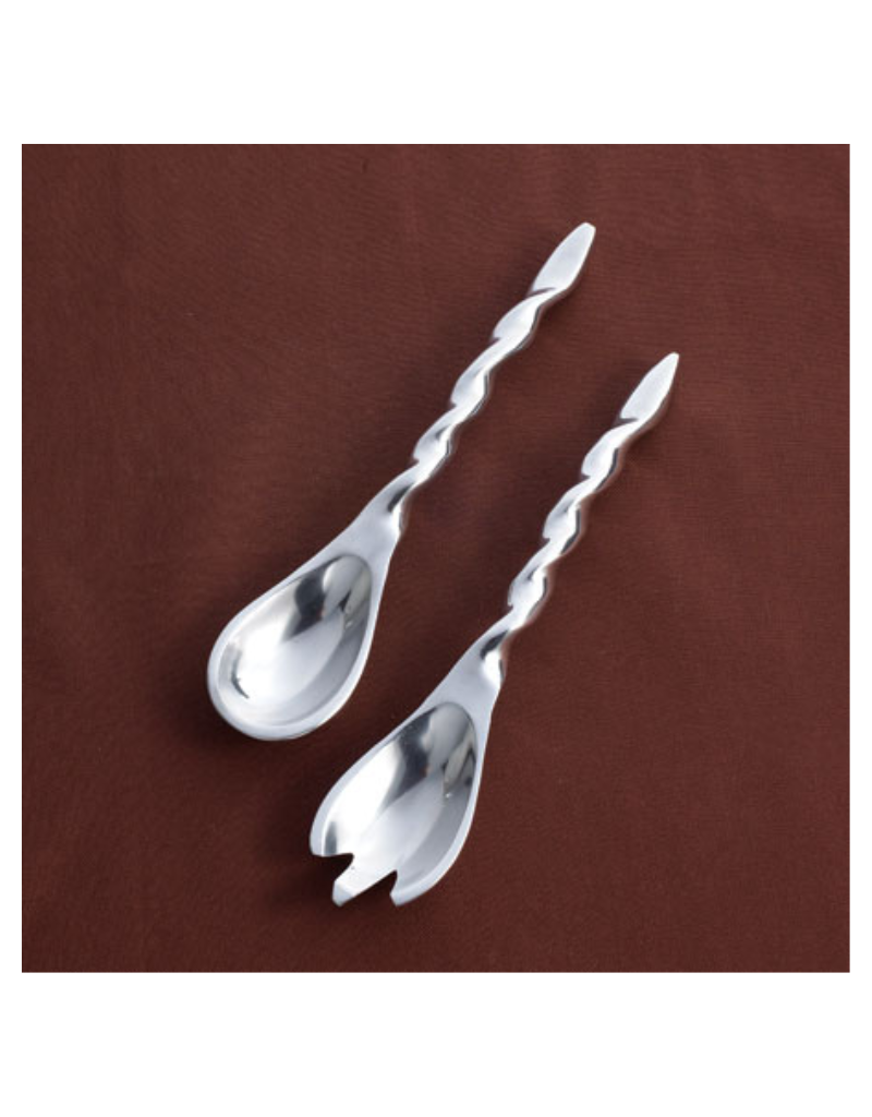 Elegant Aluminum Salad Servers