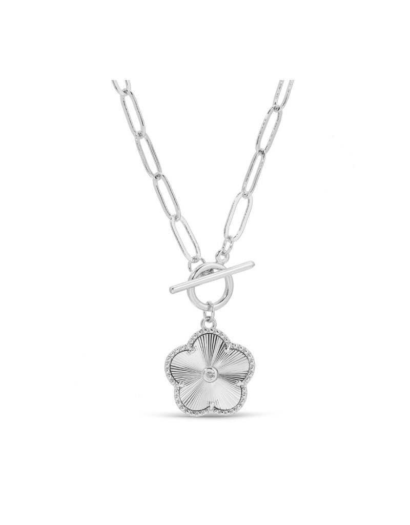 Flower Toggle Necklace
