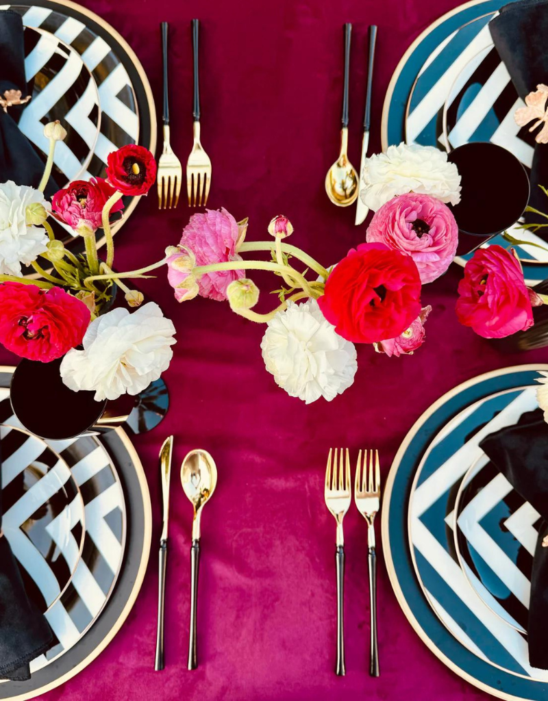 Velvet Bordeaux Tablecloth