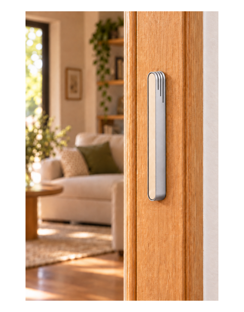Elliptical Dark Mezuzah Case
