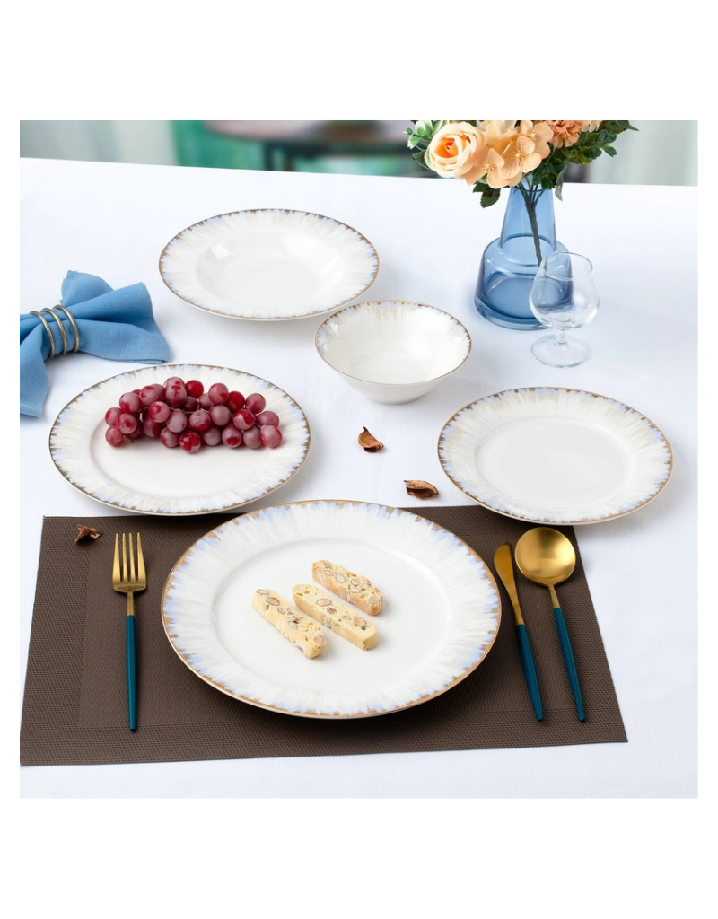 Sophie 20 pc Bone China Dinnerware Set