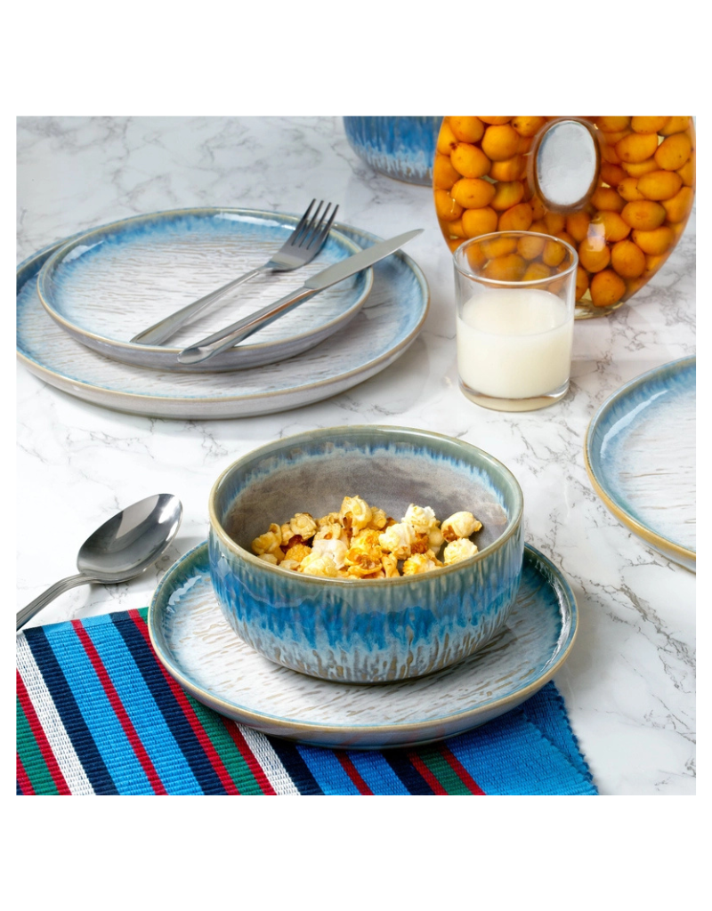Talia 12pc Stoneware Dinnerware Set