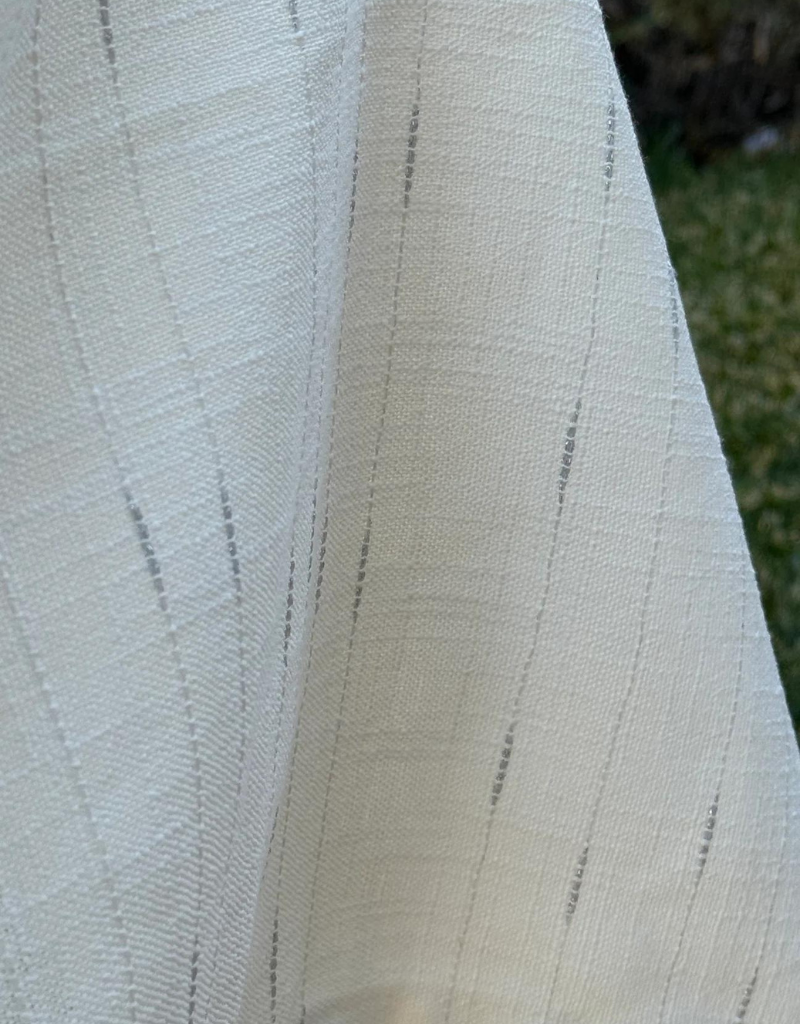 Silver Pindrop Spill Proof Tablecloth