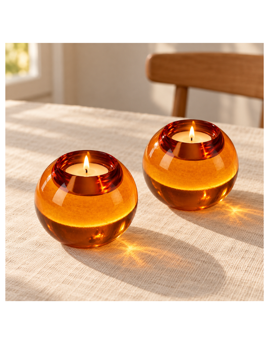 Sparkling Splendor Crystal Votive Holder Set (options)