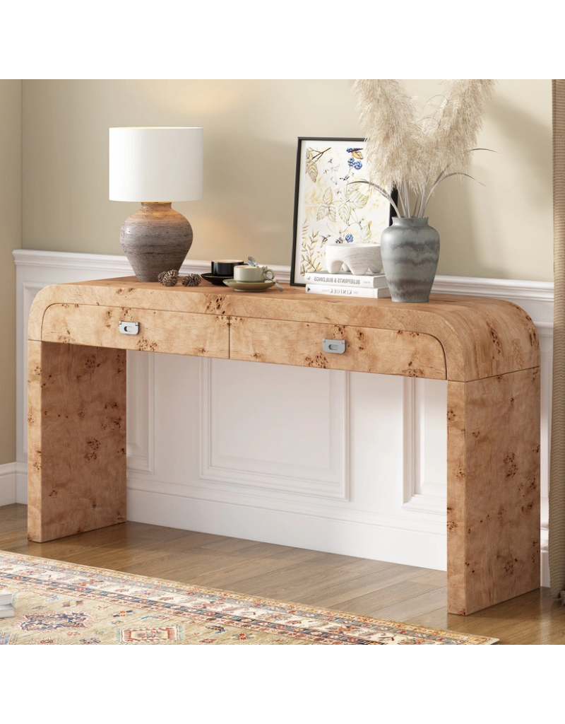 Wood Console Table