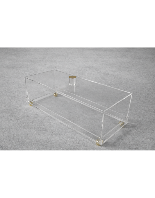 Vikko Lume Acrylic Rectangle Tray with Dome Cover