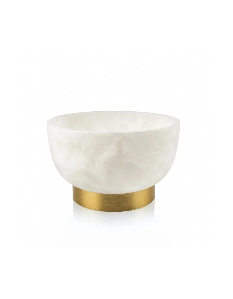 Marble Round Resin Centerpiece Decorative Bowl (options)