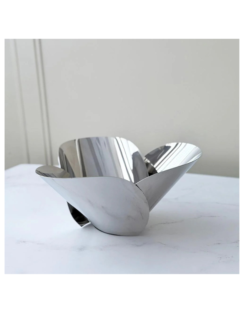 Stainless Steel Curved Bowl