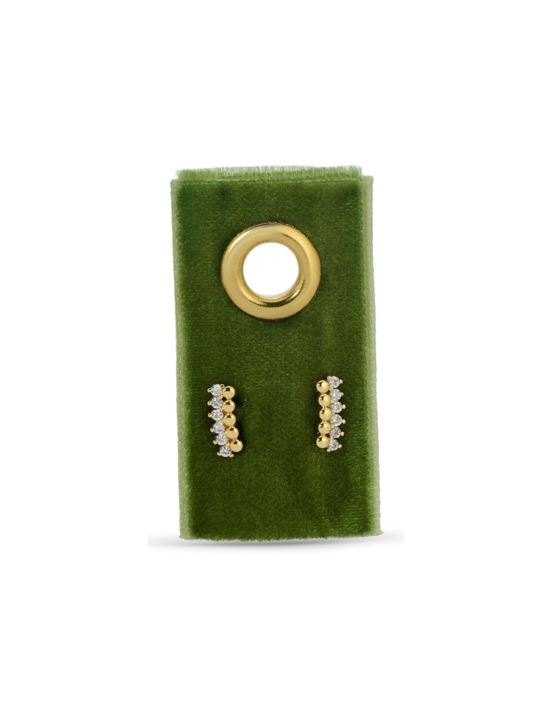Delicate Dots & Cz Studs