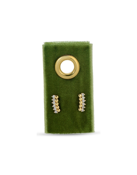 Delicate Dots & Cz Studs