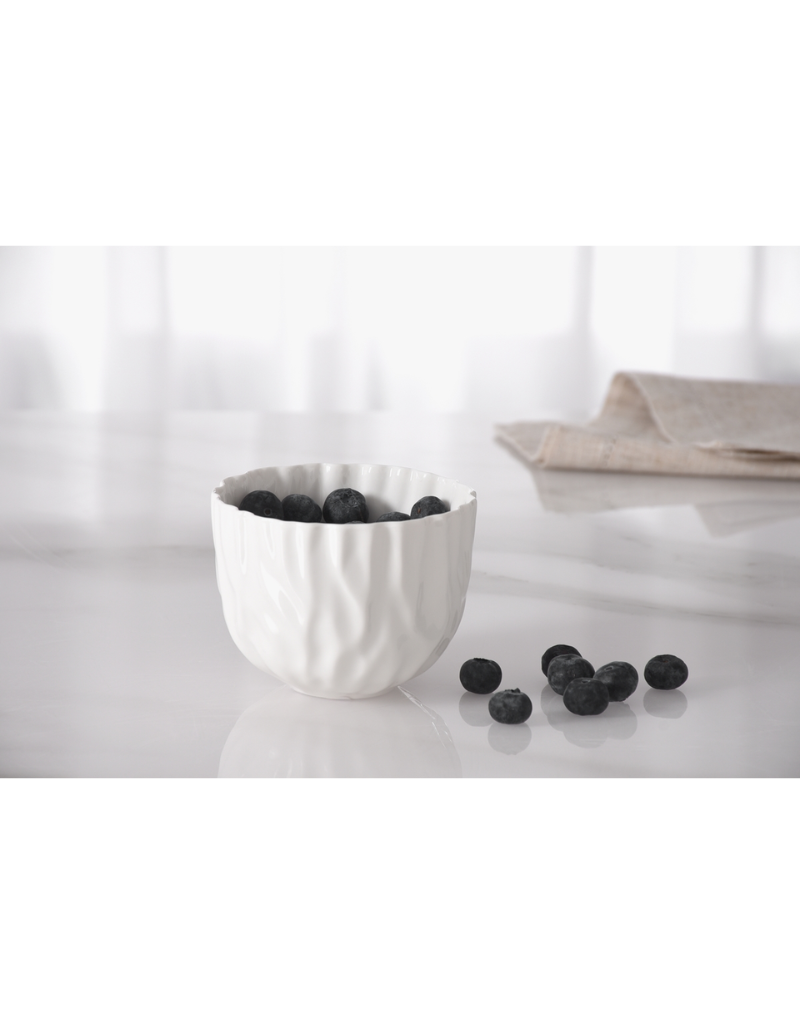 Gold Pleated Snack Bowl