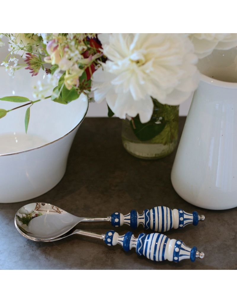 Hand Painted Serving Spoon Set