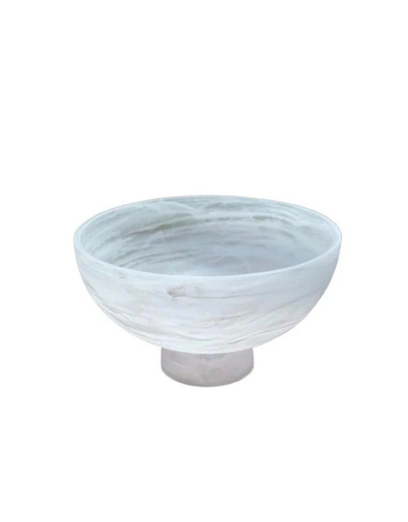 Resin Swirl Raised Salad Bowl