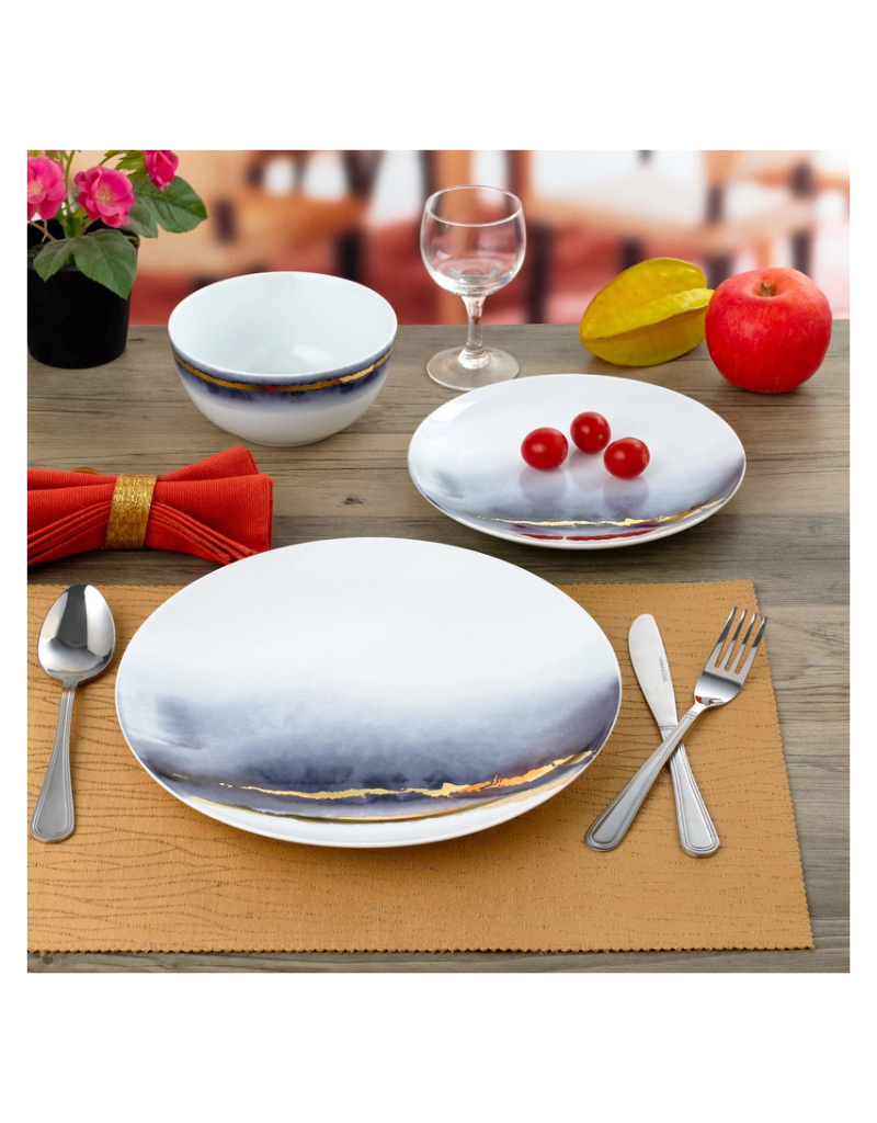 Lazuli 12pc Porcelain Dinnerware Set
