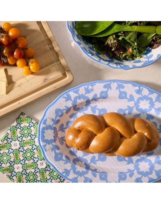 Highlands Blue Melamine Platter