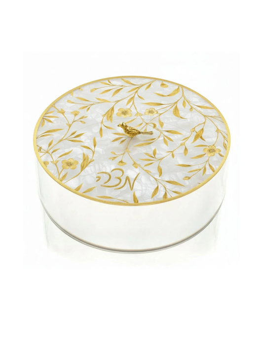 Floral Bird Matzah Box