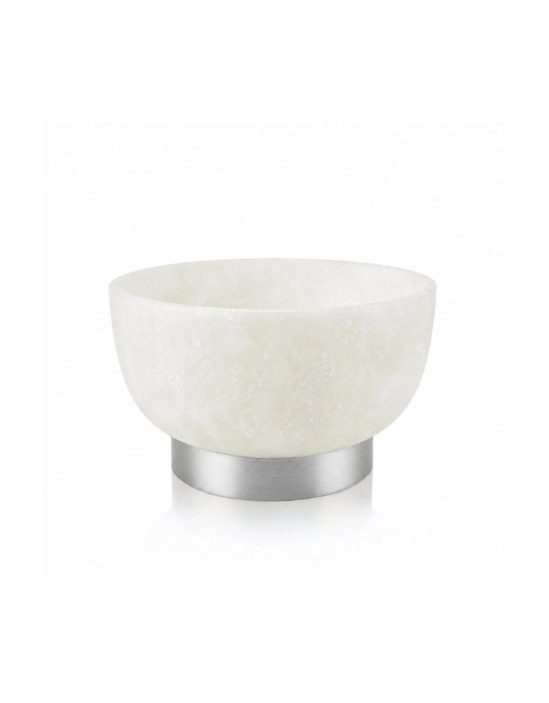 Silver Round Resin Centerpiece Decorative Bowl (options)
