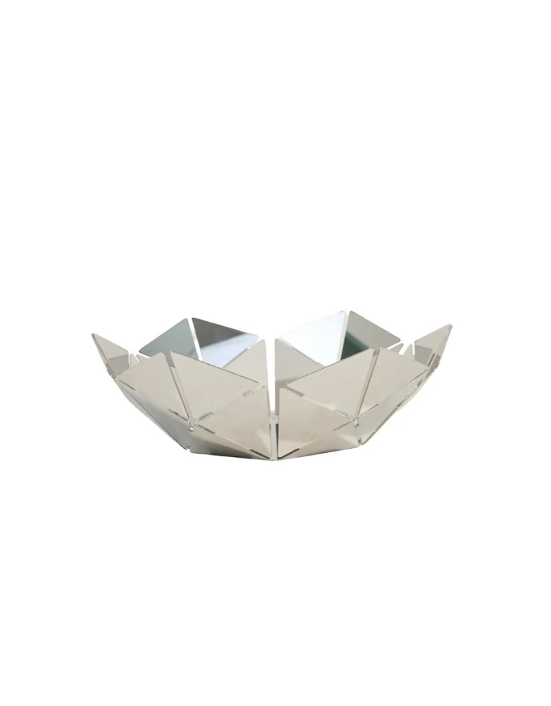 Geometric Stainless Steel Bowl