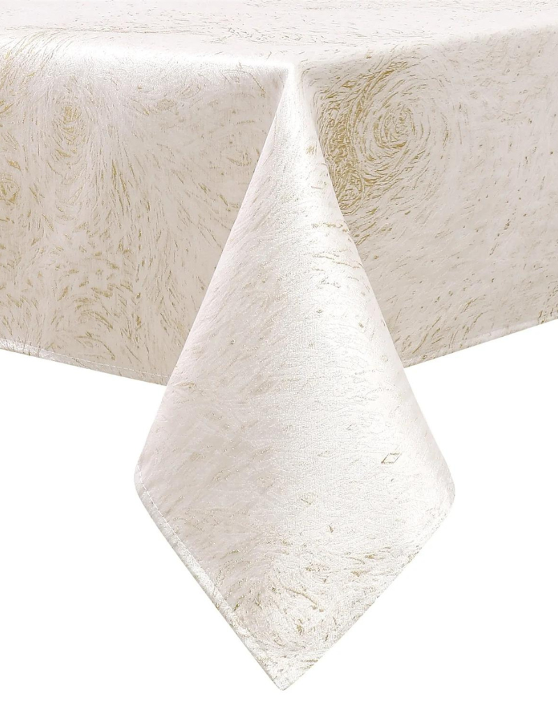 Jacquard Forest Gold Tablecloth #1352