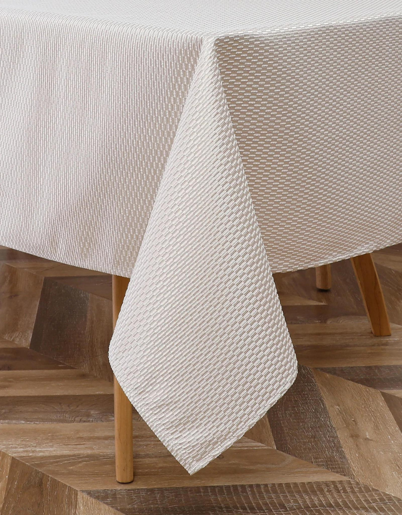 Jacquard Chenille Gold Tablecloth #1380