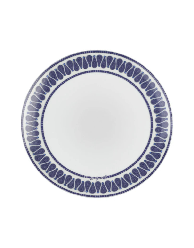 Dolly Parton Jeweled Mosaic Blue Butterfly 12Pc Porcelain Dinnerware Set