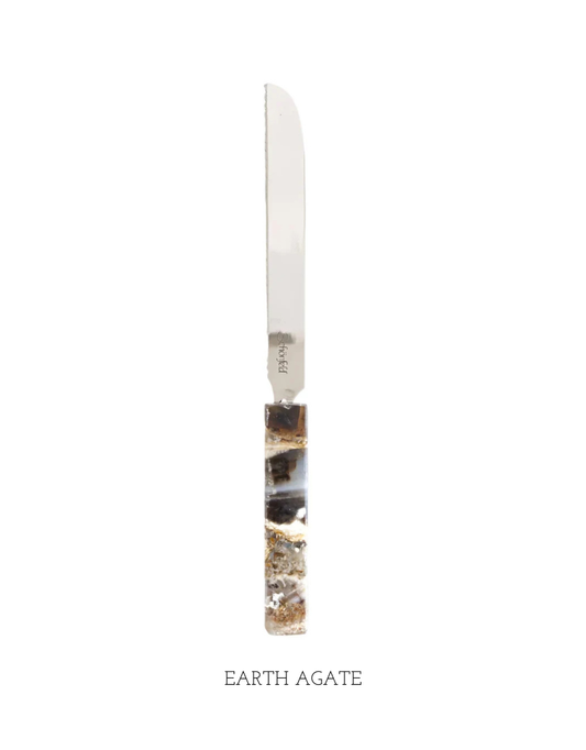 Agate Challah Knives (options)