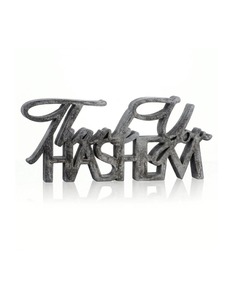 Resin Thank You Hashem Sculpture