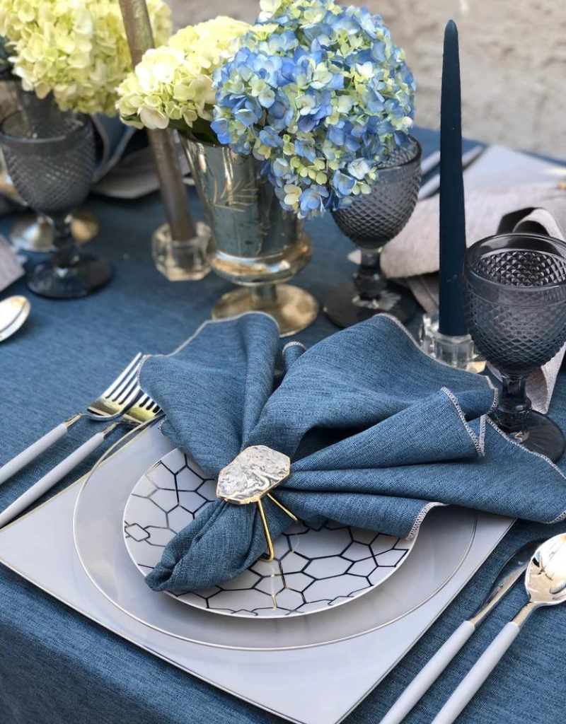 The Tahoe Faux Linen Tablecloth