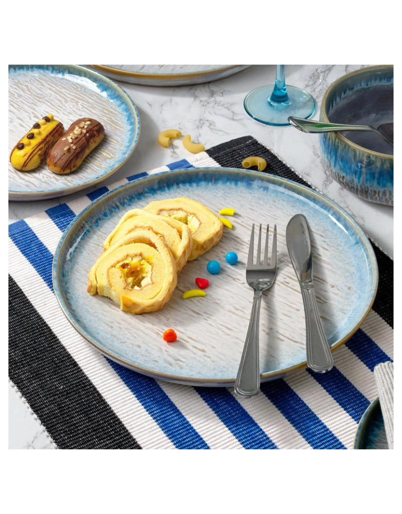 Talia 12pc Stoneware Dinnerware Set