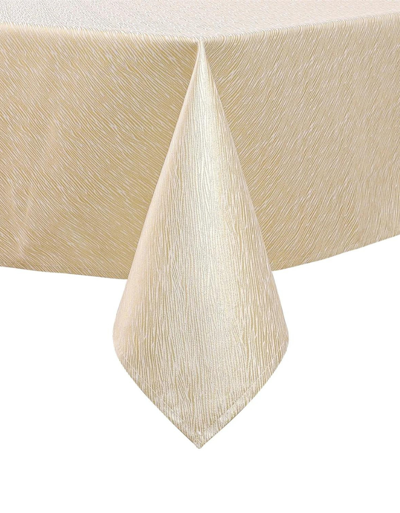 Jacquard Avalon Gold Tablecloth #1338