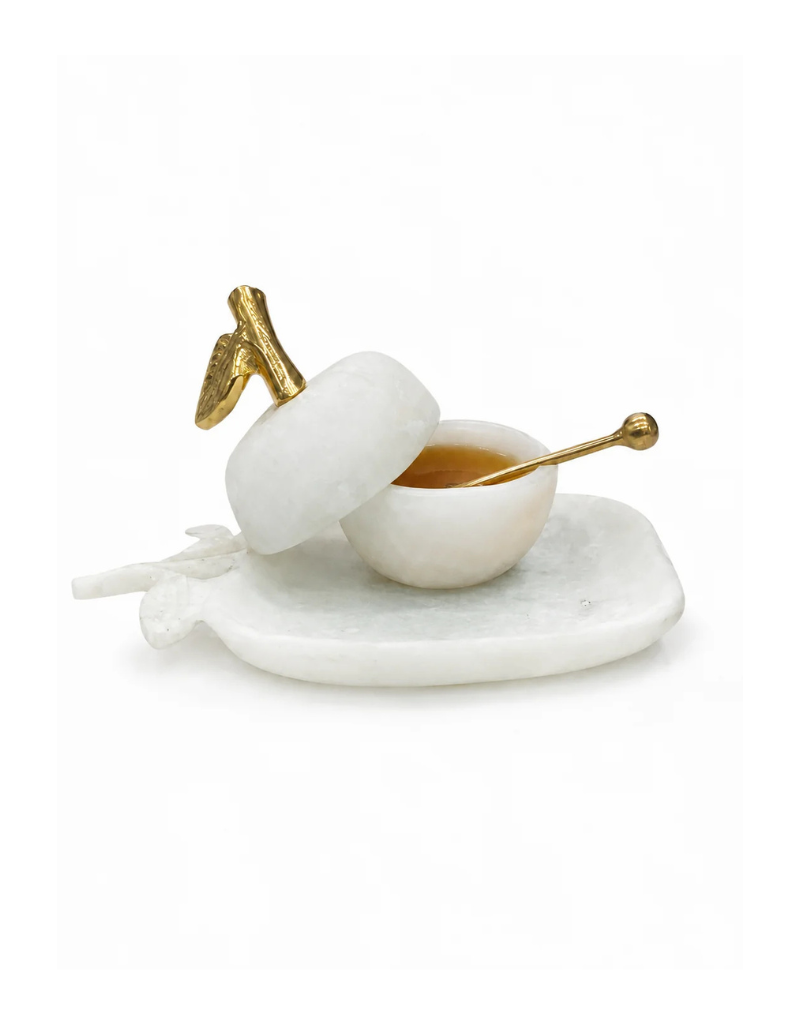 Resin Apple Honey Dish